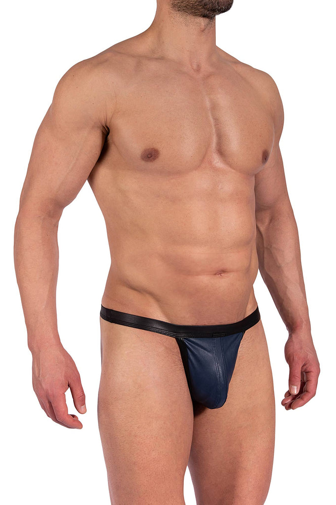 Manstore Shape String M2370 aus Lederimitat in Nightblue