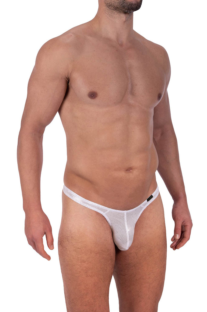 Manstore Tower String M2323 in Weiß mit Silberfolie