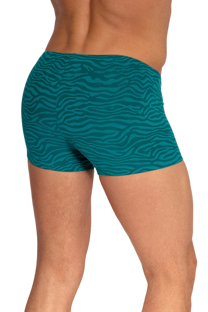 Olaf Benz Beachpants aus dehnbarer Trikotware in Grün