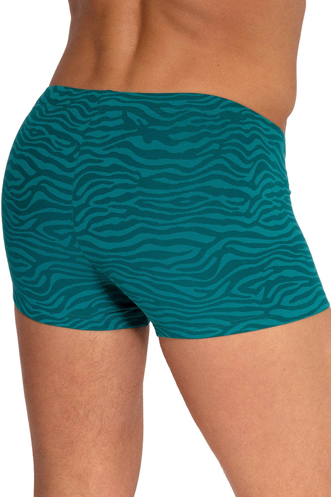 Olaf Benz Beachpants aus dehnbarer Trikotware in Grün