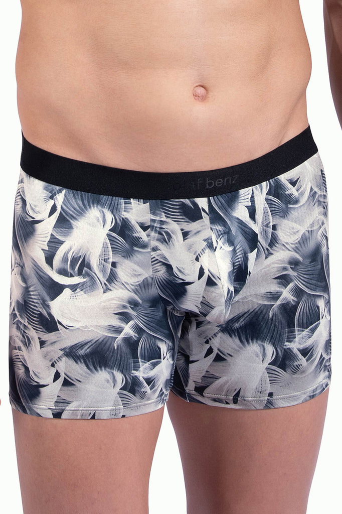 Olaf Benz Boxerpants RED2310 aus weicher Microfaser mit Federprint