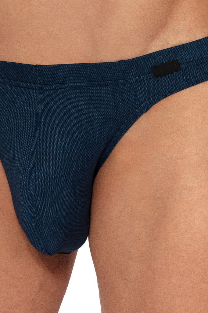 Olaf Benz Brazilbrief RED2565 in Jeansoptik aus weicher Microfaser
