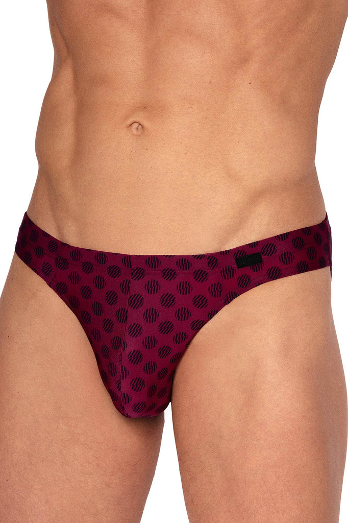 Olaf Benz Brazilbrief RED2558 aus halbtransparenter Microfaser in Berry/Blue