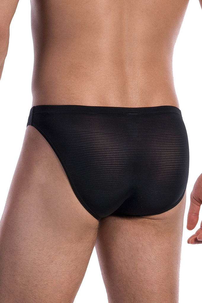 Olaf Benz Brazilbrief RED1201 in Schwarz aus Microfaser