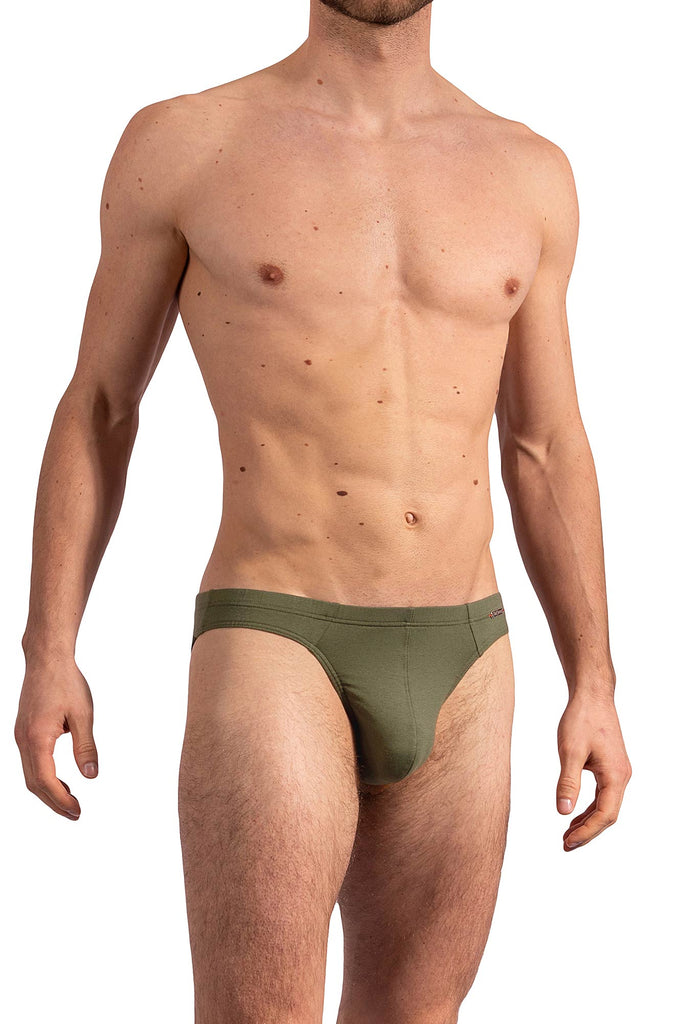 Olaf Benz Brazilbrief RED1601 aus Baumwolle mit Elasthan in Khaki
