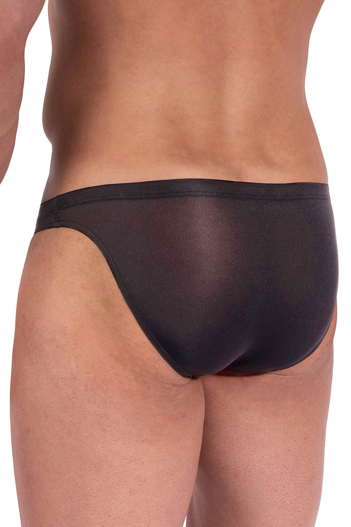 Olaf Benz Brazilbrief RED2363 aus seidiger Microfaser in Schwarz