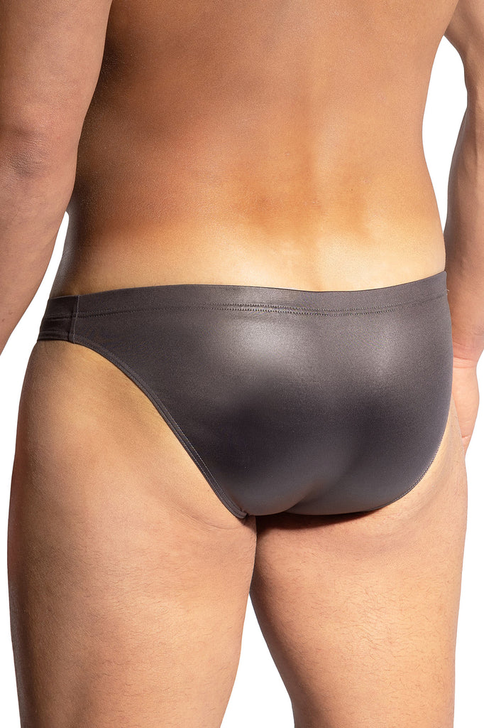 Olaf Benz Brazilbrief RED2428 mit schimmernden Foil-Druck in Coffee-Schwarz