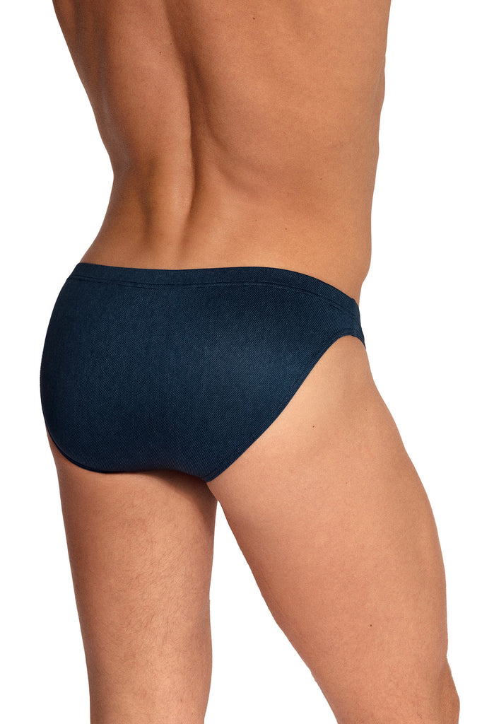 Olaf Benz Brazilbrief RED2565 in Jeansoptik aus weicher Microfaser