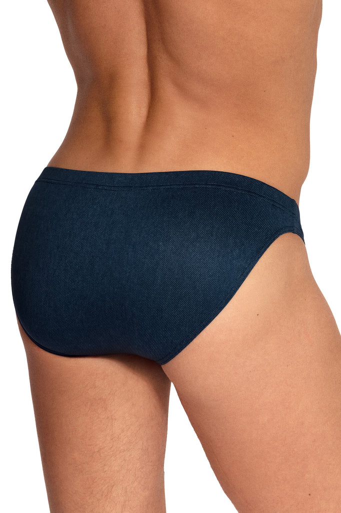 Olaf Benz Brazilbrief RED2565 in Jeansoptik aus weicher Microfaser