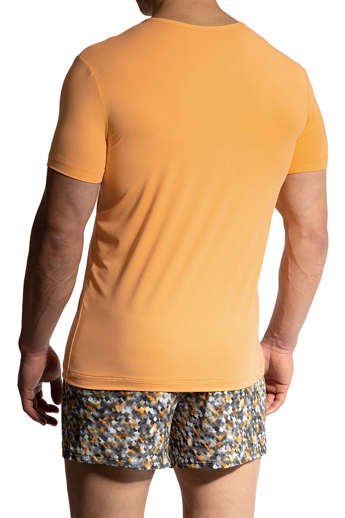 Olaf Benz Mastershirt RED2406 aus Microfaser in Apricot