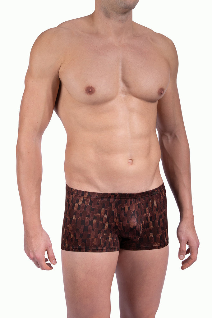 Olaf Benz Mini Print RED2308 in Scale Brown aus Microfaser
