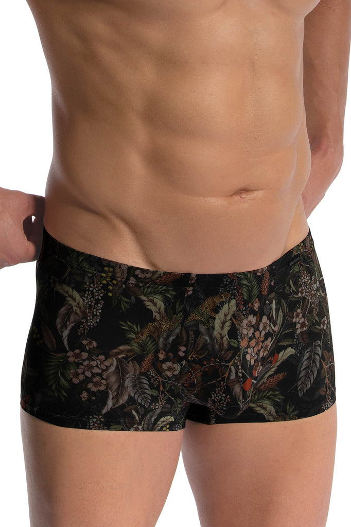 Olaf Benz Minipants RED2478 aus Microfaser mit Jungle-Print