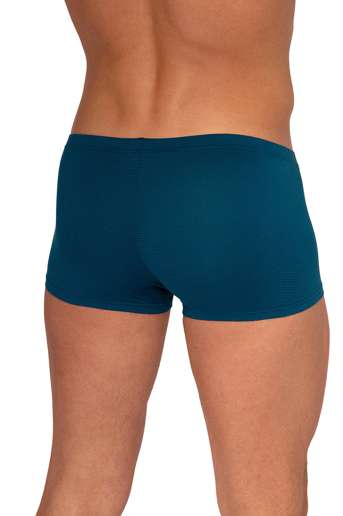 Olaf Benz Minipants RED2555 aus Microfaser mit Ringelstruktur in Blau