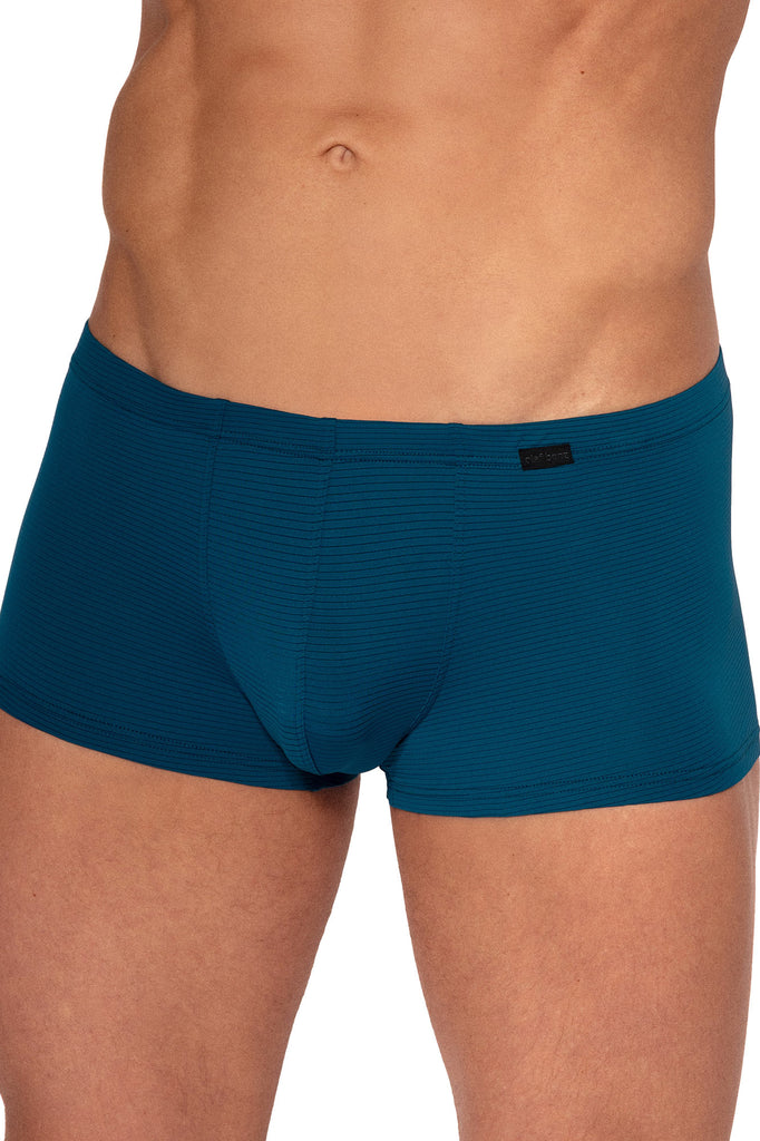 Olaf Benz Minipants RED2555 aus Microfaser mit Ringelstruktur in Blau