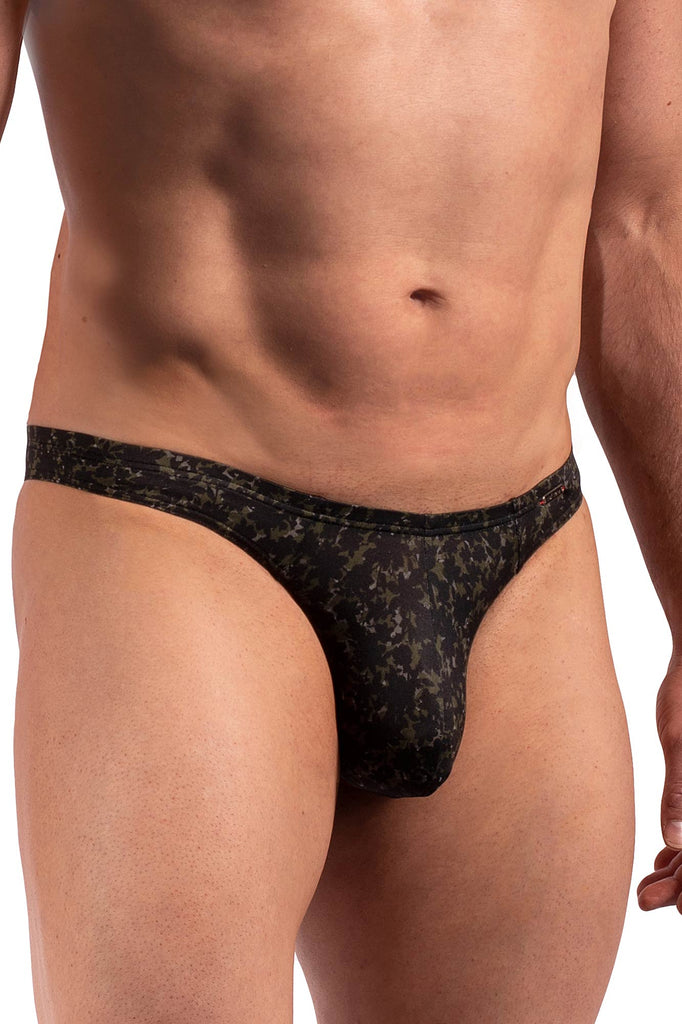 Olaf Benz Ministring aus Microfaser mit Camouflage-Druck
