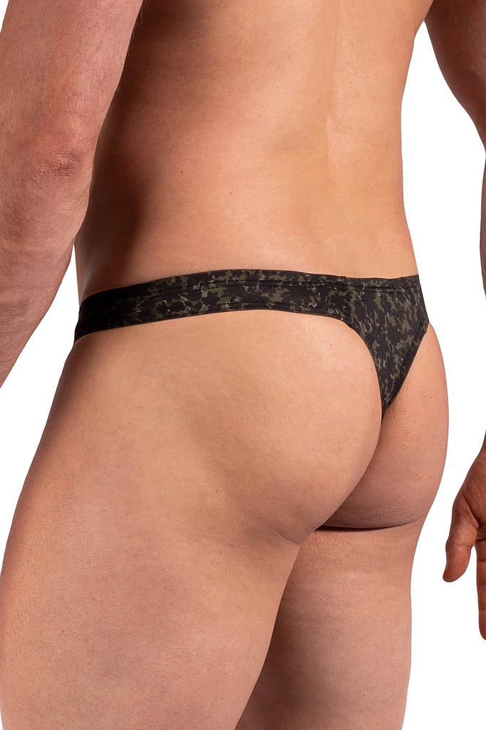 Olaf Benz Ministring aus Microfaser mit Camouflage-Druck