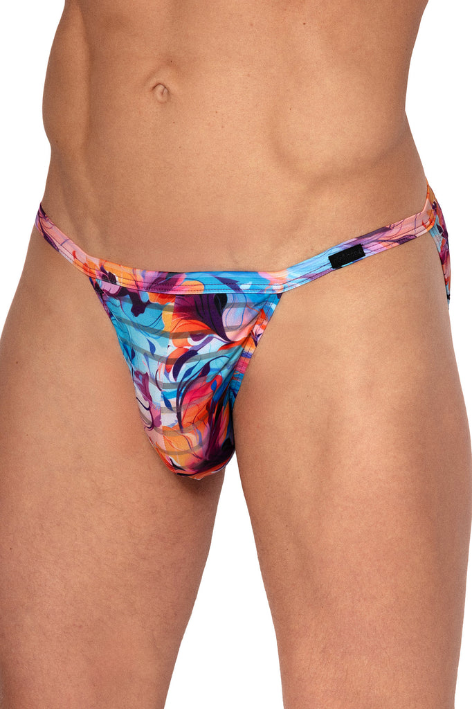Olaf Benz Riotanga RED2559 aus leichter Microfaser mit transparenten Streifen in Pink/Blau