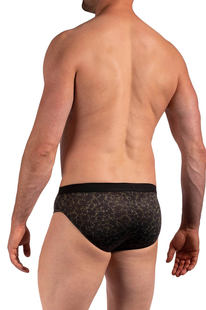Olaf Benz Sportbrief aus Microfaser mit Camouflage-Druck