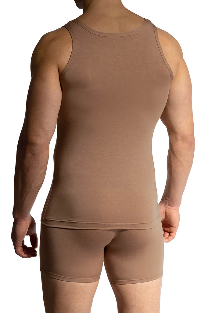 Olaf Benz Sportshirt RED2407 aus Modal im Hellbraun