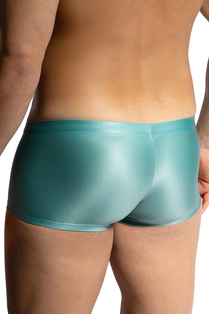 Olaf Benz Sunpants BLU2453 aus glänzendem Jersey in Mintblau