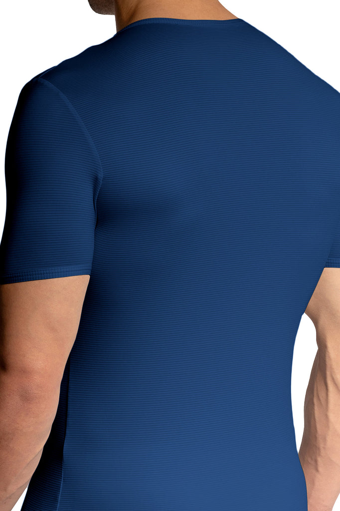 Olaf Benz T-Shirt RED1201 aus luftig leichter Microfaser in Marine-Blau