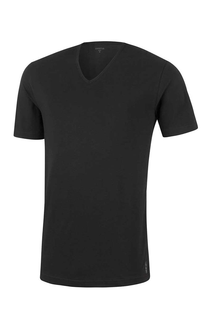 IMPETUS V-Shirt Pure Cotton - schwarz