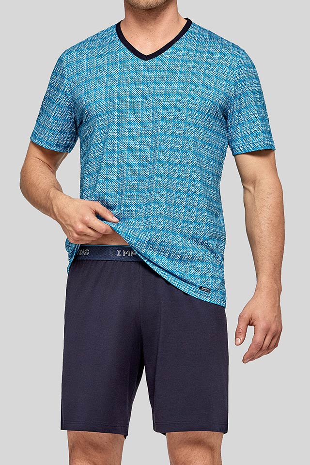 Impetus Pyjama Vinci - blau