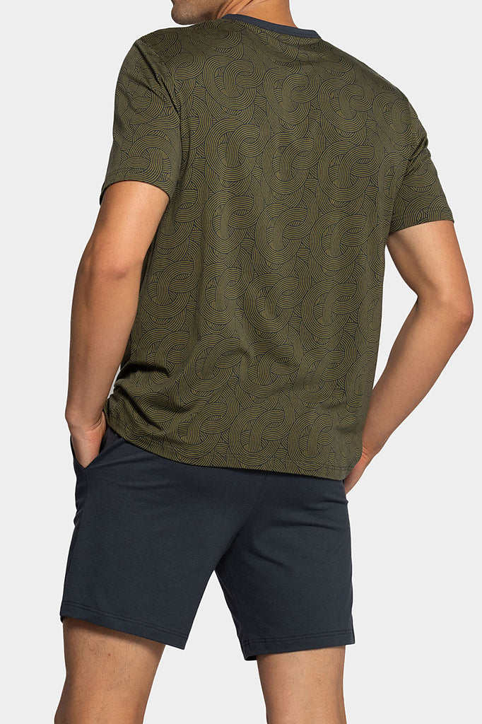 Impetus Pyjama Wavy aus Lyocell mit Baumwolle