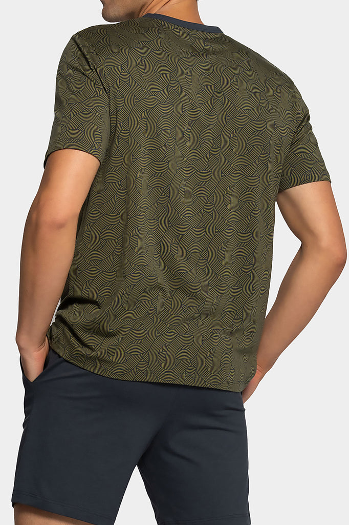 Impetus Pyjama Wavy aus Lyocell mit Baumwolle