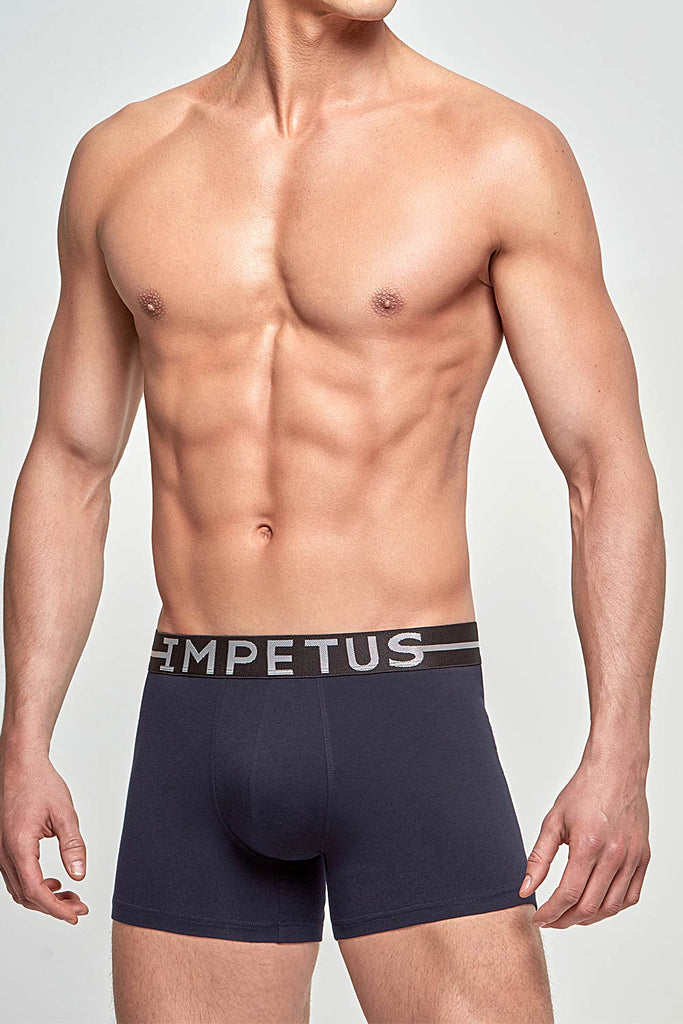 Impetus Retro Cotton-Stretch aus Baumwolle mit Elasthan in Navy-Blau