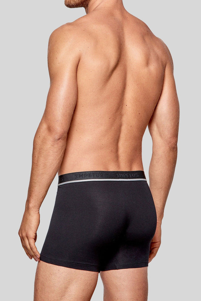 Impetus Retro Cotton-Stretch im Doppelpack aus Baumwolle und Elasthan in Schwarz