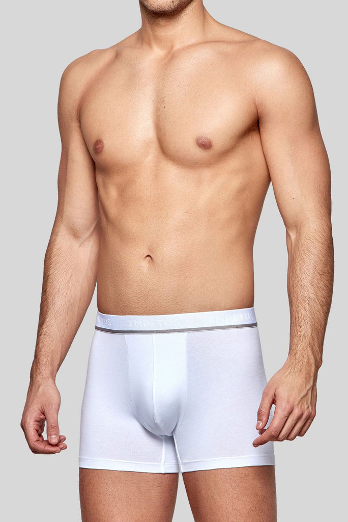 Impetus Retro Cotton-Stretch im Doppelpack aus Baumwolle und Elasthan in Weiß