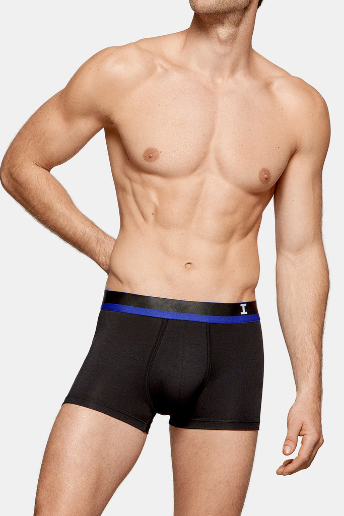 2x I AM WHAT I WEAR Retro-Boxer Genuine - schwarz