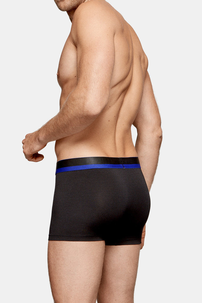 2x I AM WHAT I WEAR Retro-Boxer Genuine - schwarz