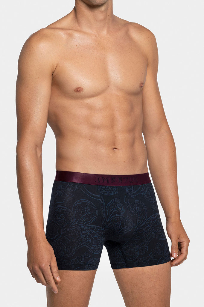 Impetus Retro Spin aus Microfaser in Navyblau
