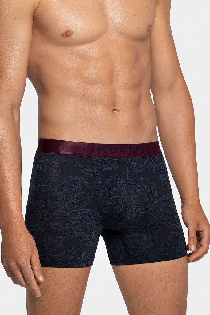 Impetus Retro Spin aus Microfaser in Navyblau