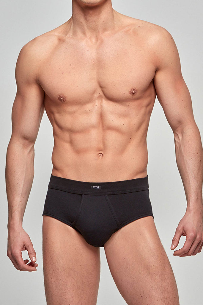 Impetus Slip Pure Cotton aus reiner Baumwolle in Schwarz