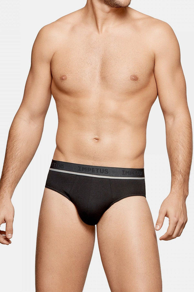 Impetus Slip Cotton Stretch iim Doppelpack in Grün und Schwarz aus Baumwolle mit Elasthan