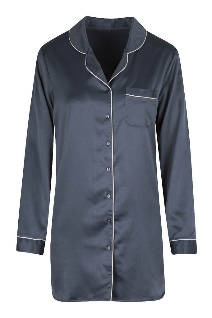 Lingadore Satin Pyjama Kleid - Nine Iron