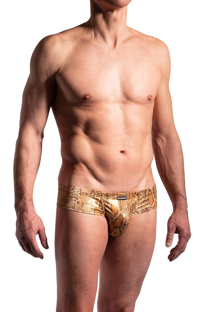 Manstore Cheeky Brief M2239 aus Microfaser mit Snake Print