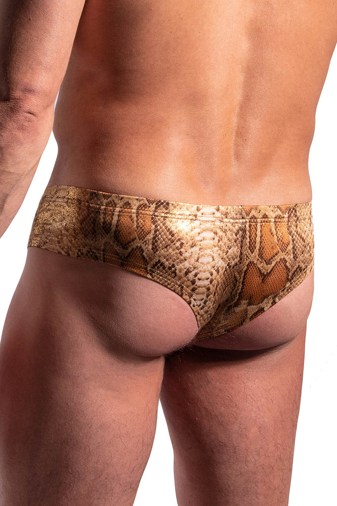 Manstore Cheeky Brief M2239 aus Microfaser mit Snake Print