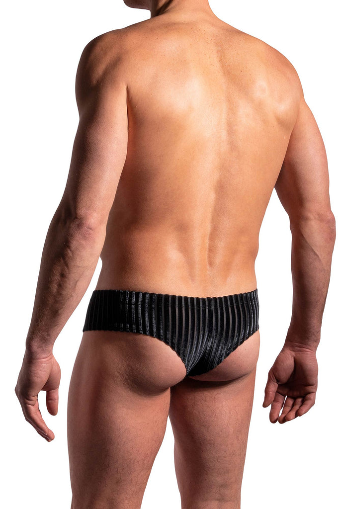 Manstore Cheeky Brief M2242 aus Samt in Schwarz