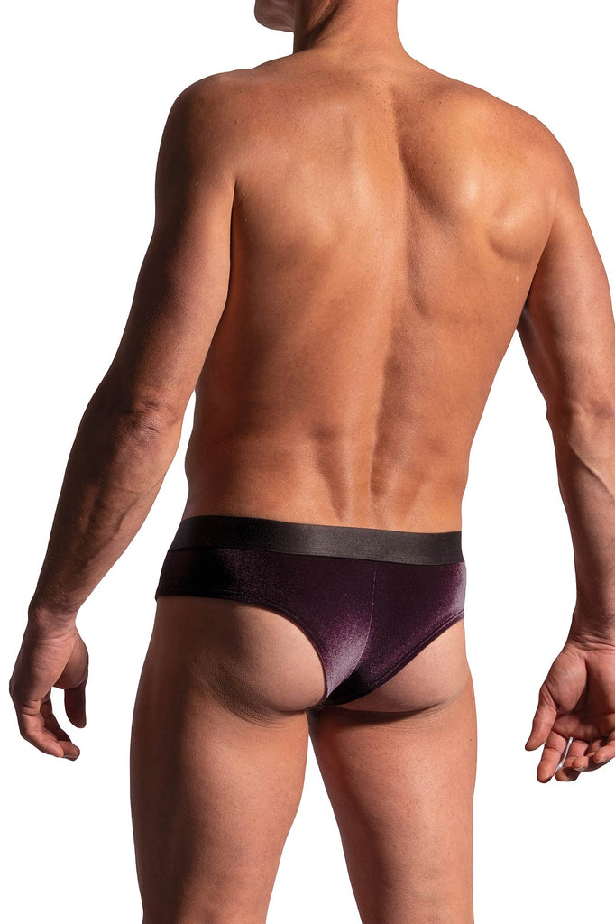 Manstore Cheeky Brief M2234 aus violettem Samt