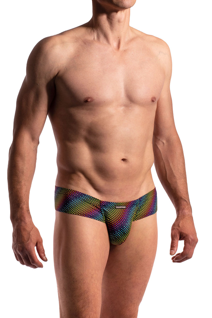 Manstore Cheeky Brief M2278 aus Microfaser in Rainbow