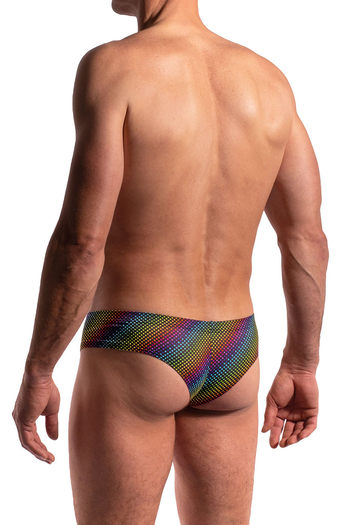 Manstore Cheeky Brief M2278 aus Microfaser in Rainbow