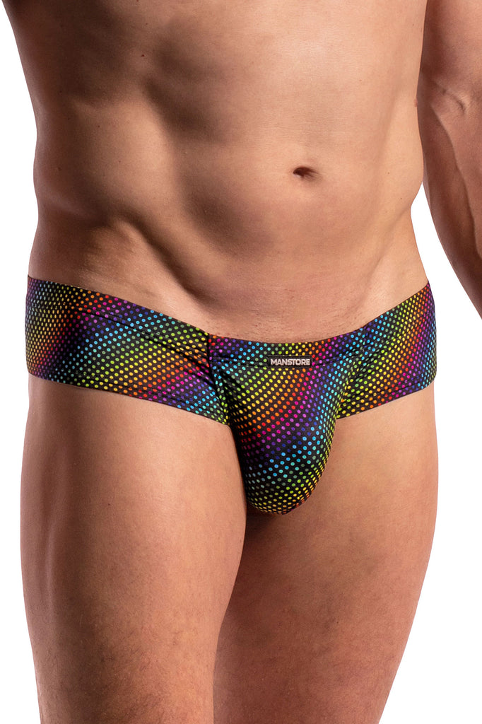 Manstore Cheeky Brief M2278 aus Microfaser in Rainbow