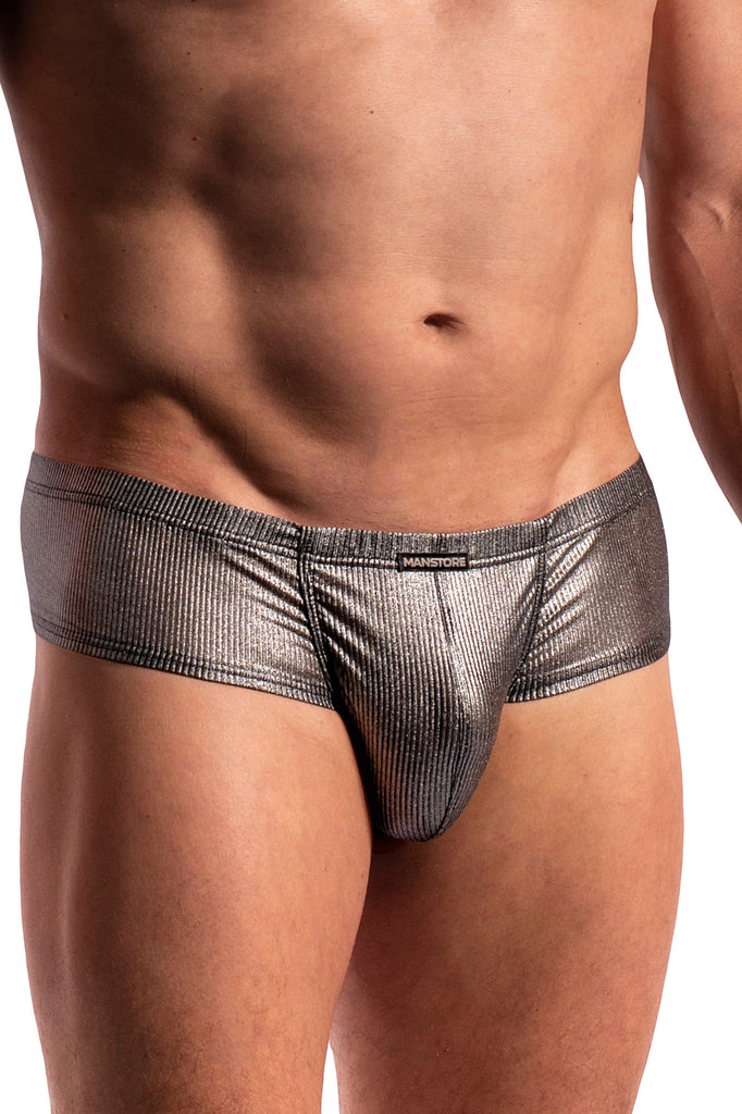 Manstore Cheeky Brief M2281 aus Microfaser in Silber