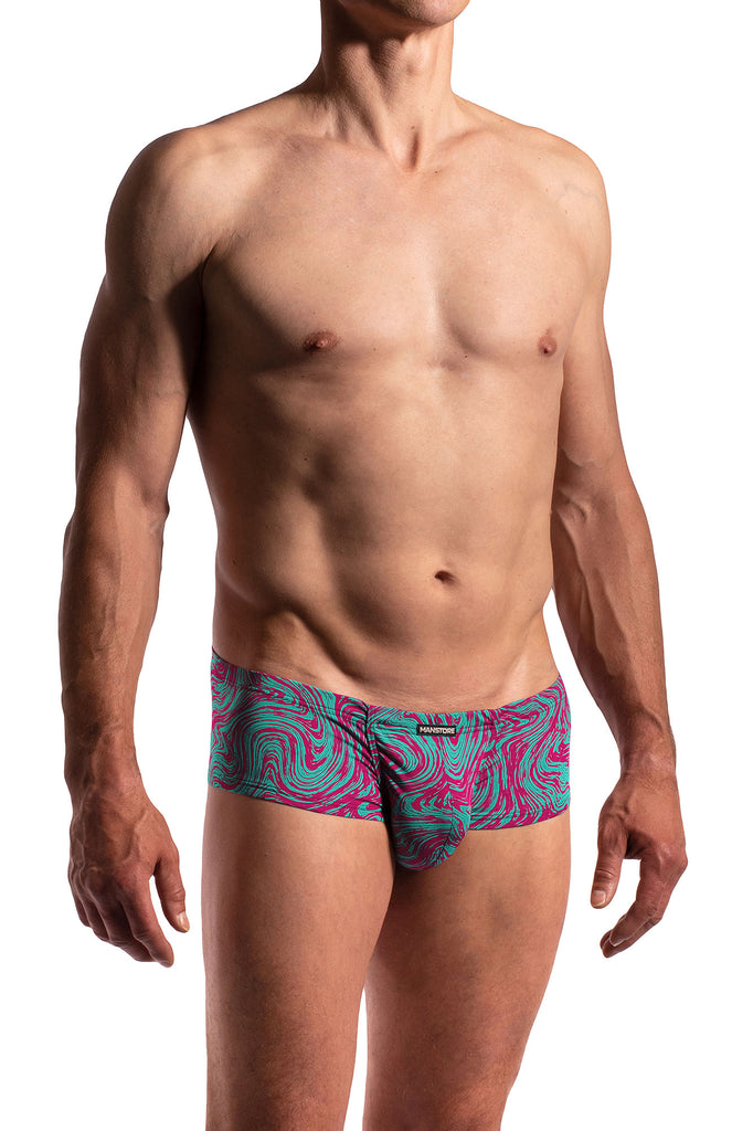 Manstore Hot String Pants M800 aus Microfaser in Gravure