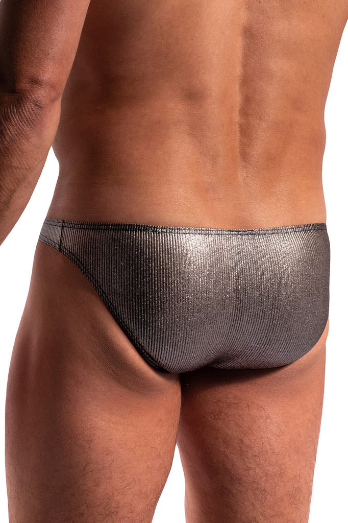 Manstore Low Rise Brief M2281 aus Microfaser in Silber