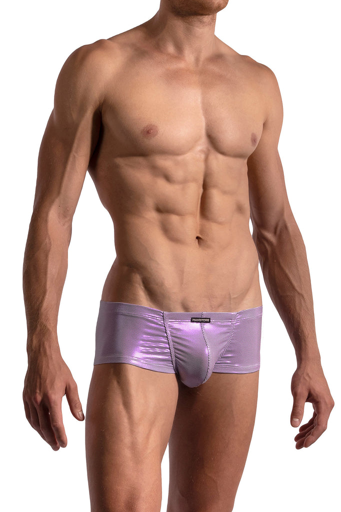 Manstore Hot Pants M2198 - white/lilac